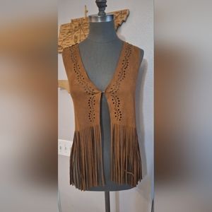 Chelsea & Violet faux suede vest